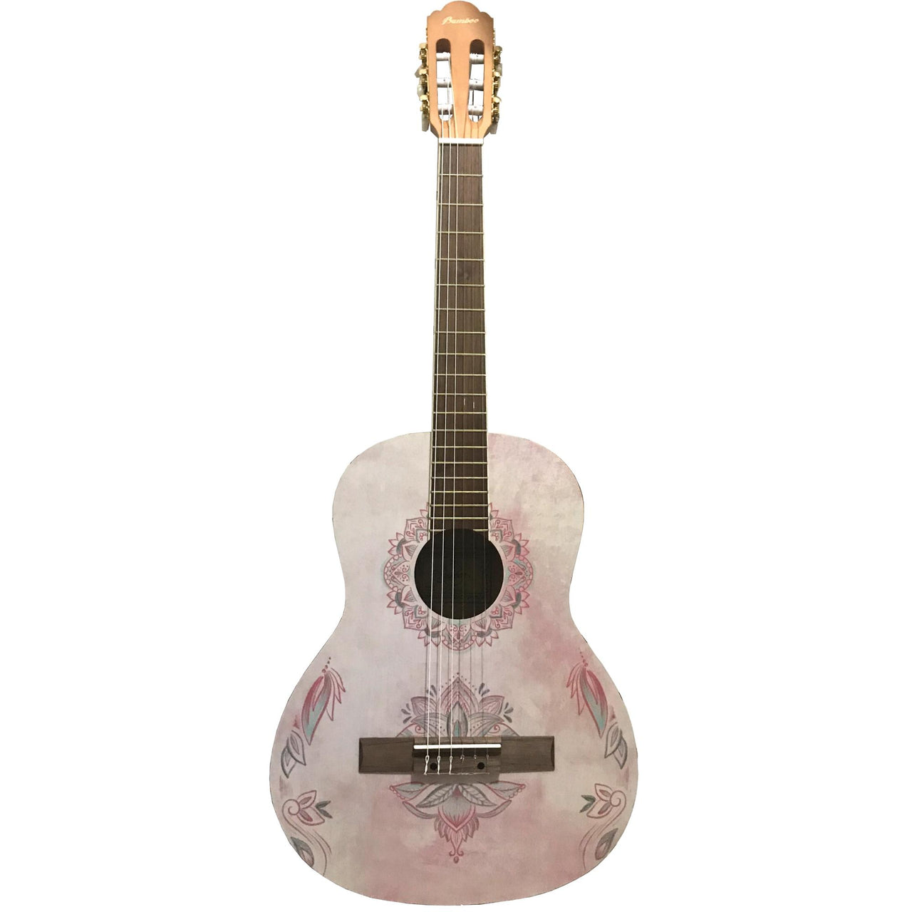 Guitarra Clasica Bamboo Lotus Mandala 36", Gc-36-lotusmandala